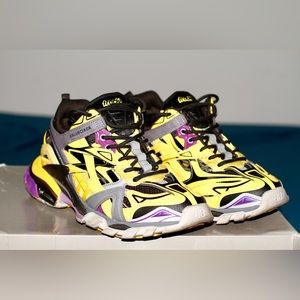 Balenciaga Track 2 Purple and Yellow